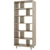 Bergen Tall Display Unit - Scandinavian Oak