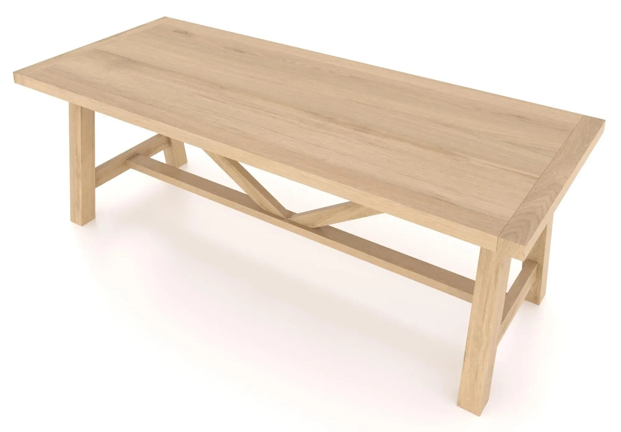 Colton 10 Seater Dining Table - Oak