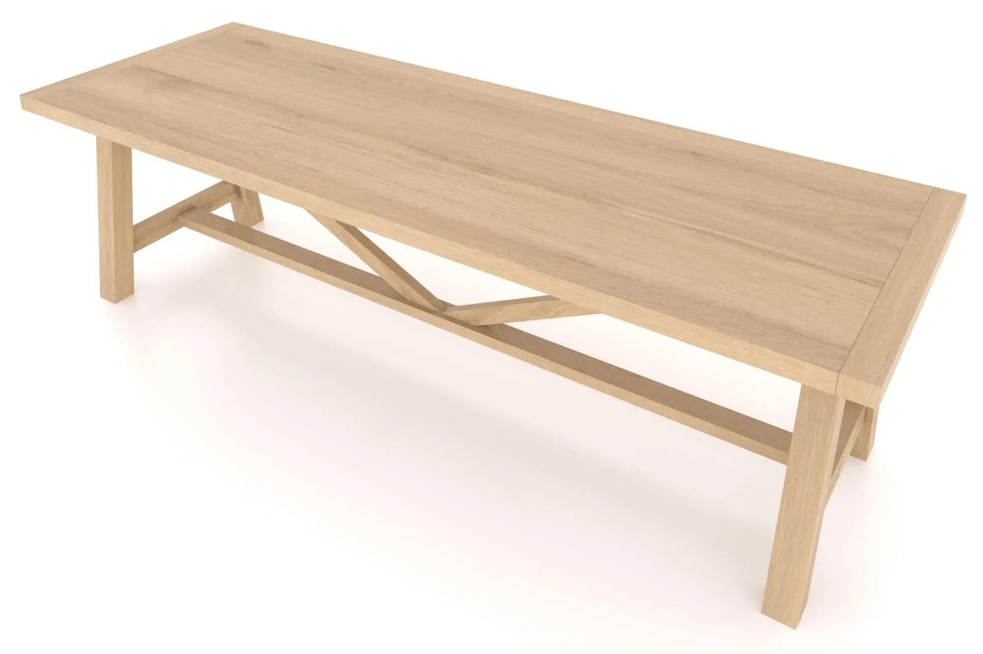 Colton 12 Seater Dining Table - Oak