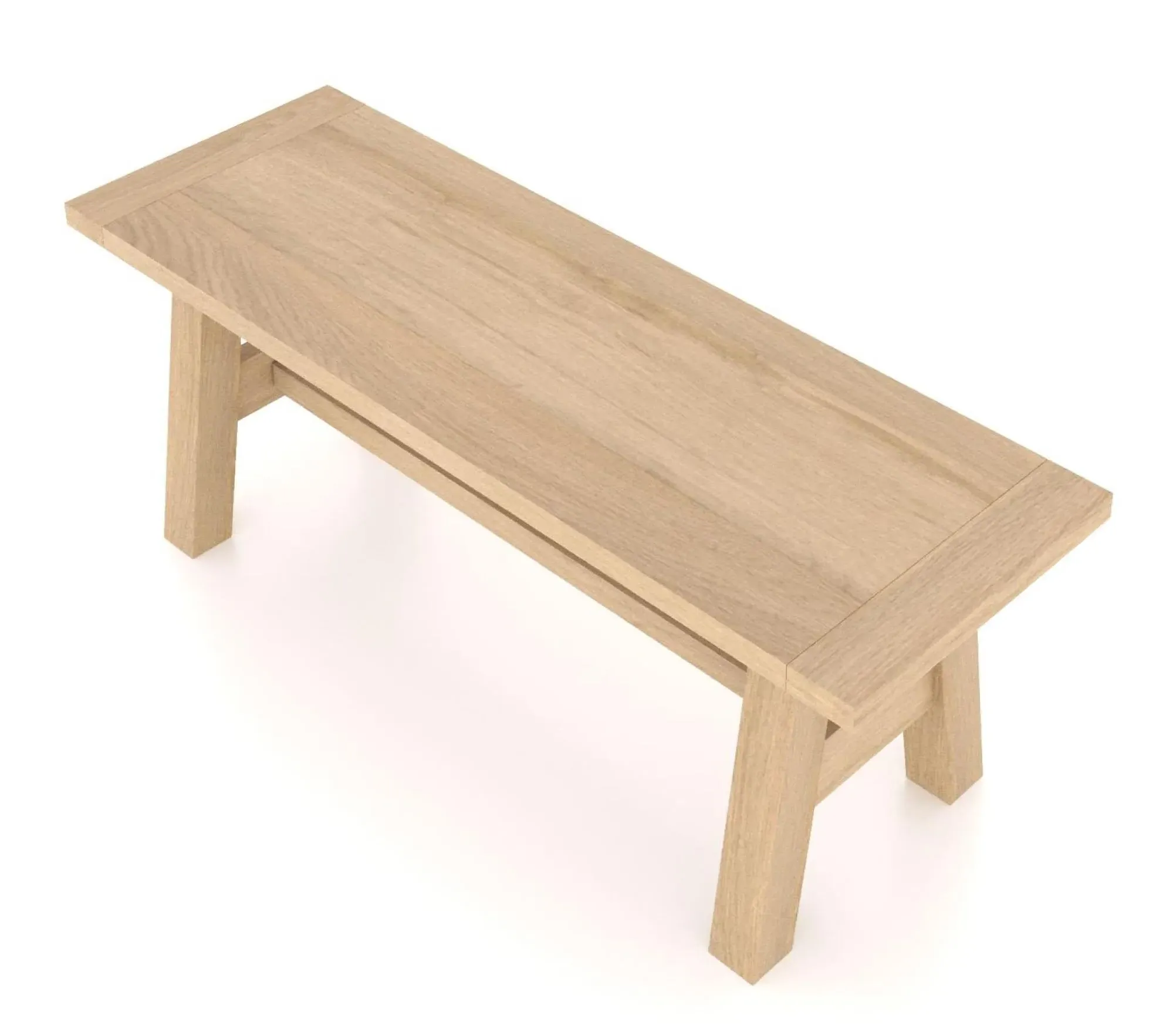Colton 140cm Dining Bench - Oak