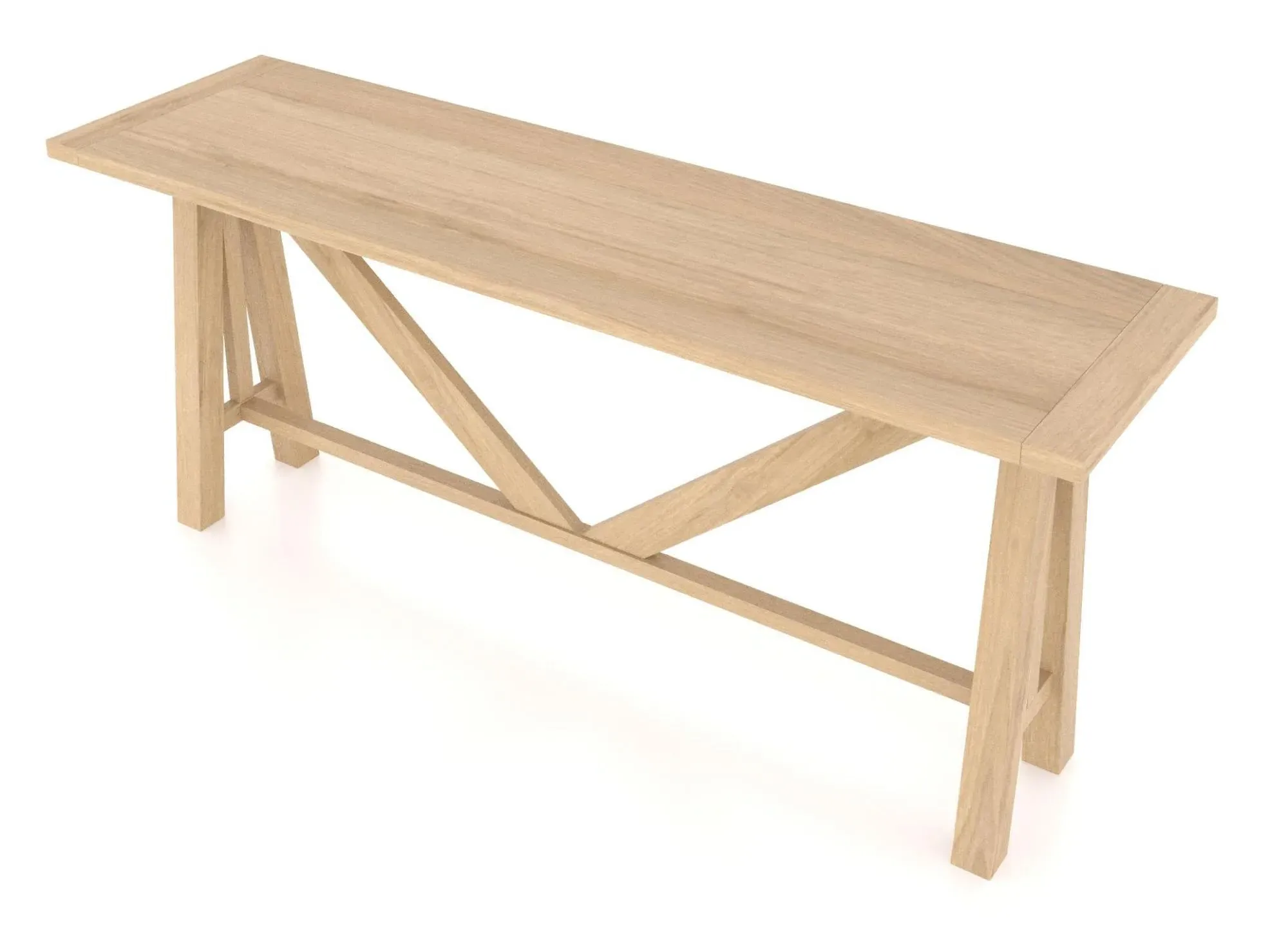 Colton 180cm Console Table - Oak
