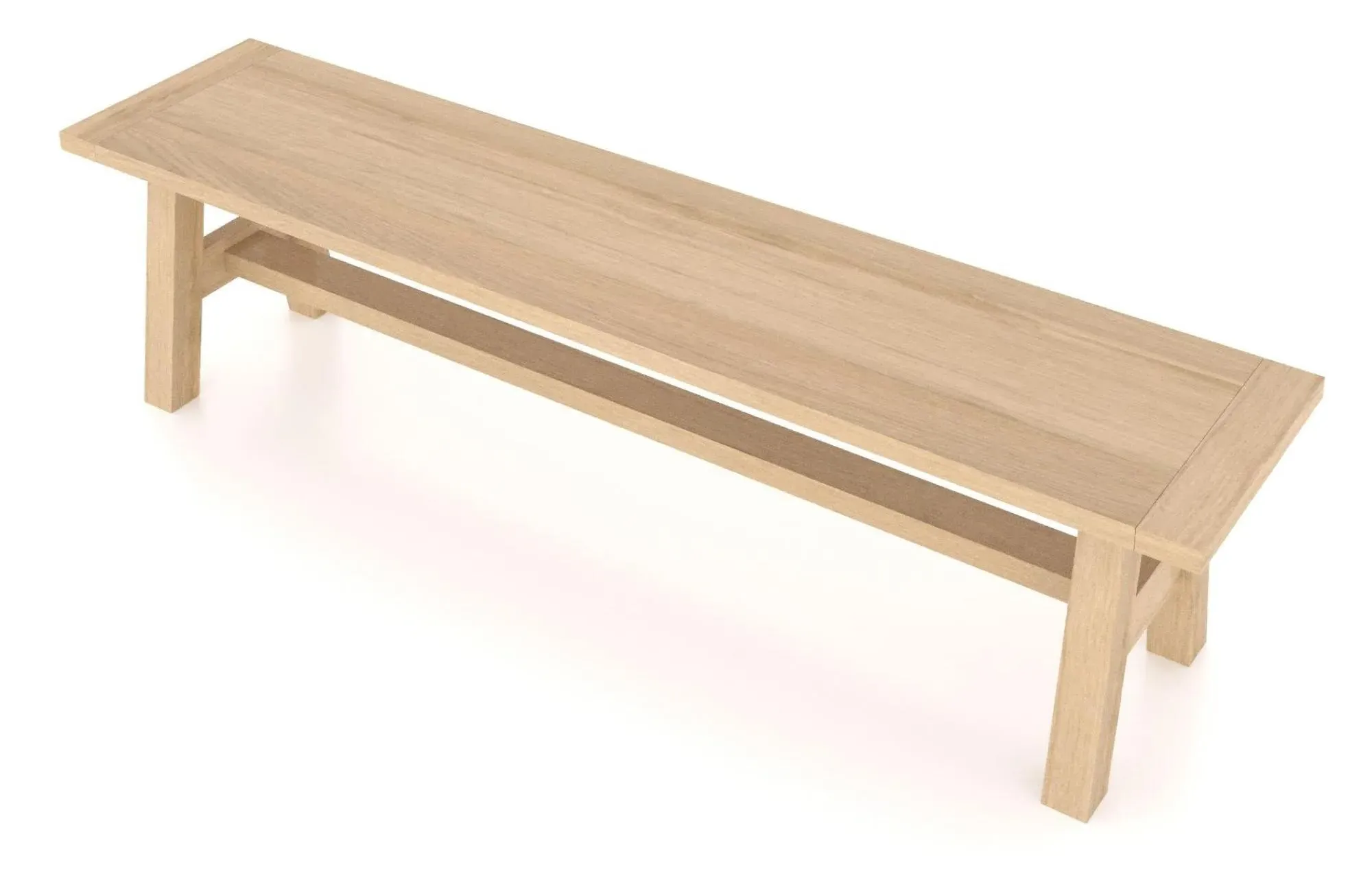 Colton 180cm Dining Bench - Oak