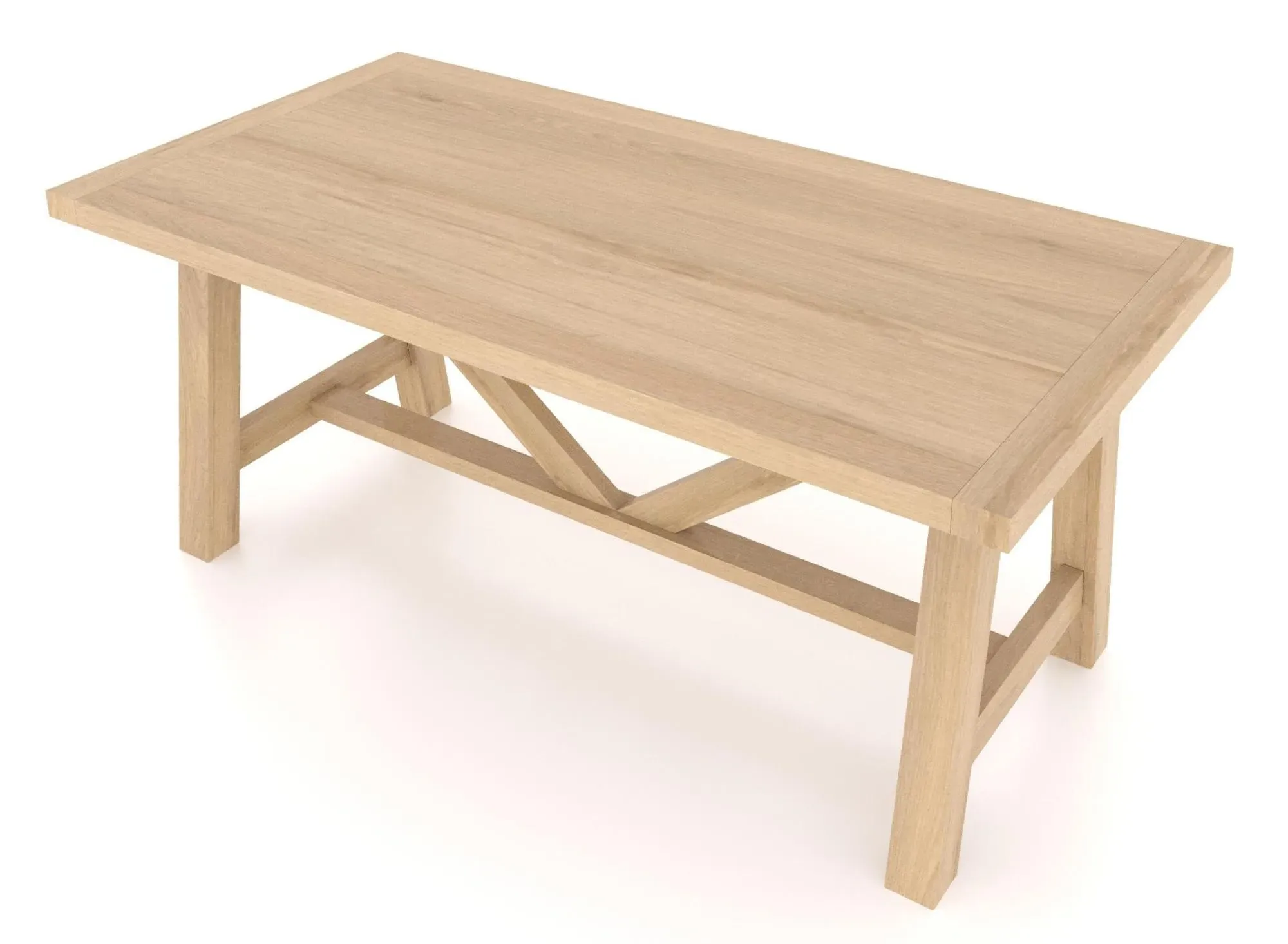 Colton 6 Seater Dining Table - Oak