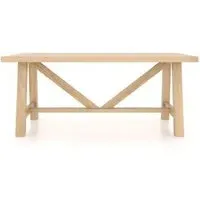 Colton 6 Seater Dining Table - Oak