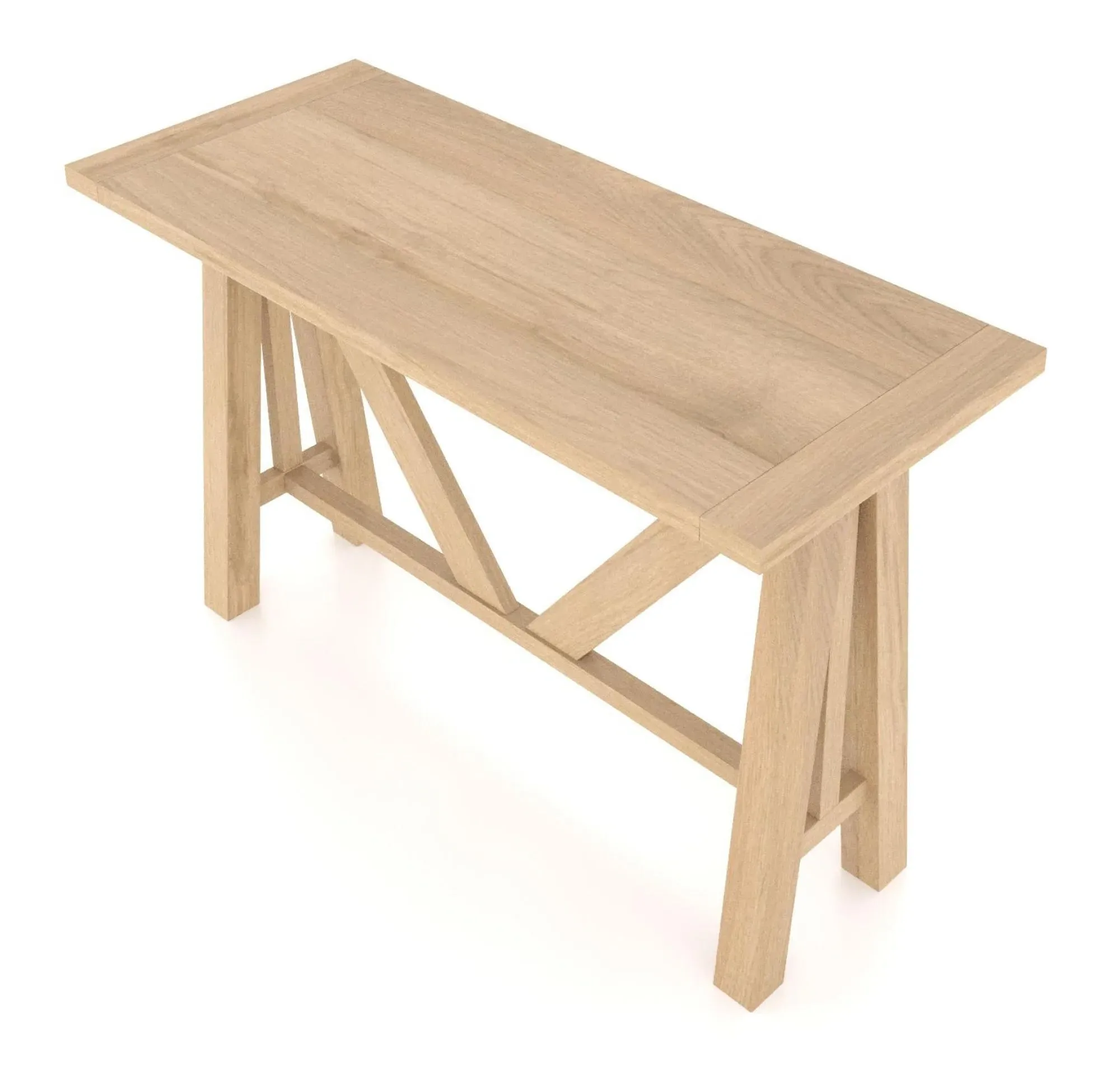 Colton Console Table - Oak