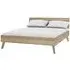 Como Double Bed Frame - Scandinavian Oak