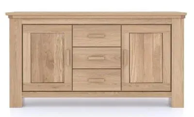 Corbin Oak Large 2 Door Sideboard - Oak image