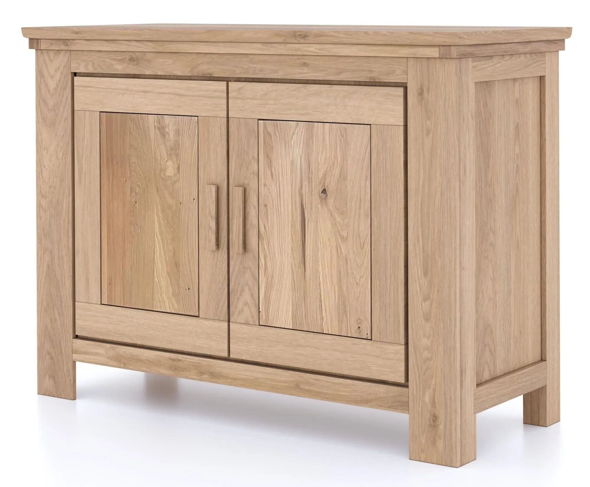 Corbin Oak Medium 2 Door Sideboard - Oak