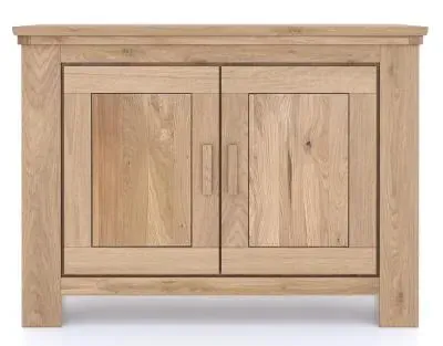 Corbin Oak Medium 2 Door Sideboard - Oak image