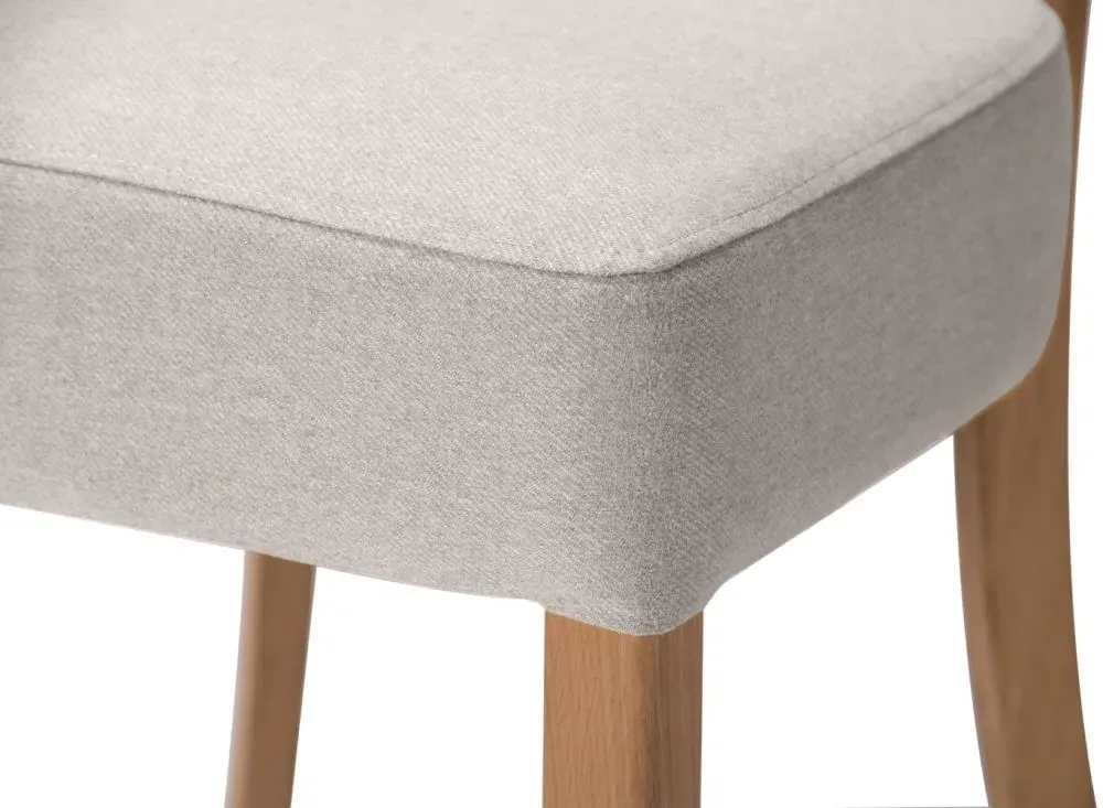 Kimber Fabric Dining Chair Set of 2 - Linen