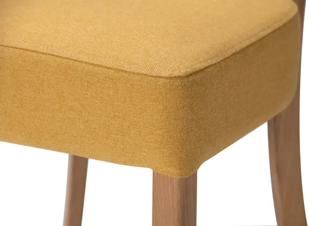 Kimber Fabric Dining Chair Set of 2 - Sunflower