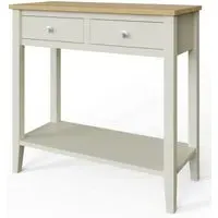 Lathen 2 Drawer Console Table - Grey