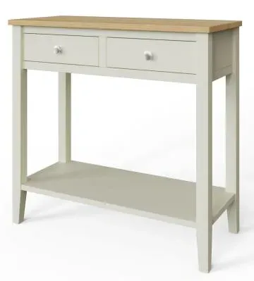 Lathen 2 Drawer Console Table - Grey image