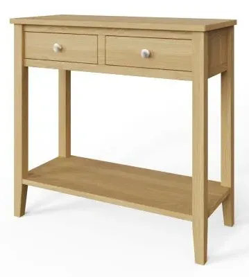 Lathen 2 Drawer Console Table - Oak