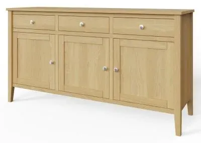 Lathen 3 Door Sideboard - Oak