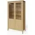 Lathen 4 Door Display Cabinet - Oak