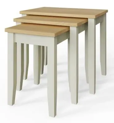 Lathen Nest of 3 Tables - Grey image