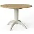 Lathen Round Extendable Dining Table - Grey, Painted