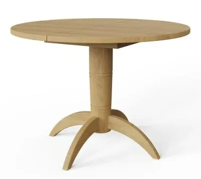 Lathen Round Extendable Dining Table - Oak