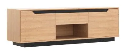 Layne 160cm TV Unit - White, Oak