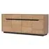 Layne 180cm 4 Door Sideboard - White, Oak