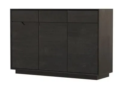 Layne 3 Door Sideboard - Black Oak image