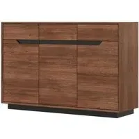 Layne 3 Door Sideboard - Smoked Oak