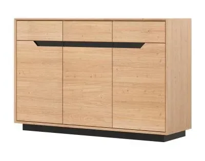 Layne 3 Door Sideboard - White Oak