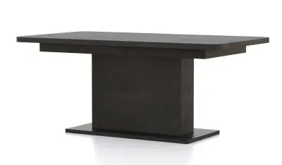 Layne 6-10 Seater Extendable Dining Table - Black Oak image