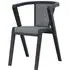 Layne Byran Dining Chair Set of 2 - Charcoal, Black Oak