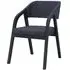 Layne Piper Dining Chair Set of 2 - Basalt, Black Oak