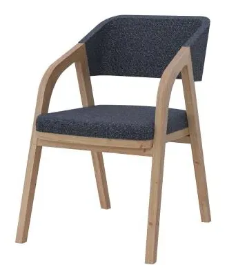Layne Piper Dining Chair Set of 2 - Basalt, Oak
