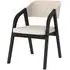 Layne Piper Dining Chair Set of 2 - Fossil, Black Oak
