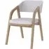 Layne Piper Dining Chair Set of 2 - Ivory, Oak