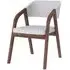 Layne Piper Dining Chair Set of 2 - Ivory, Smoked Oak