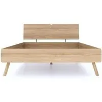 Liv Scandinavian Oak Bed Frame - Oak