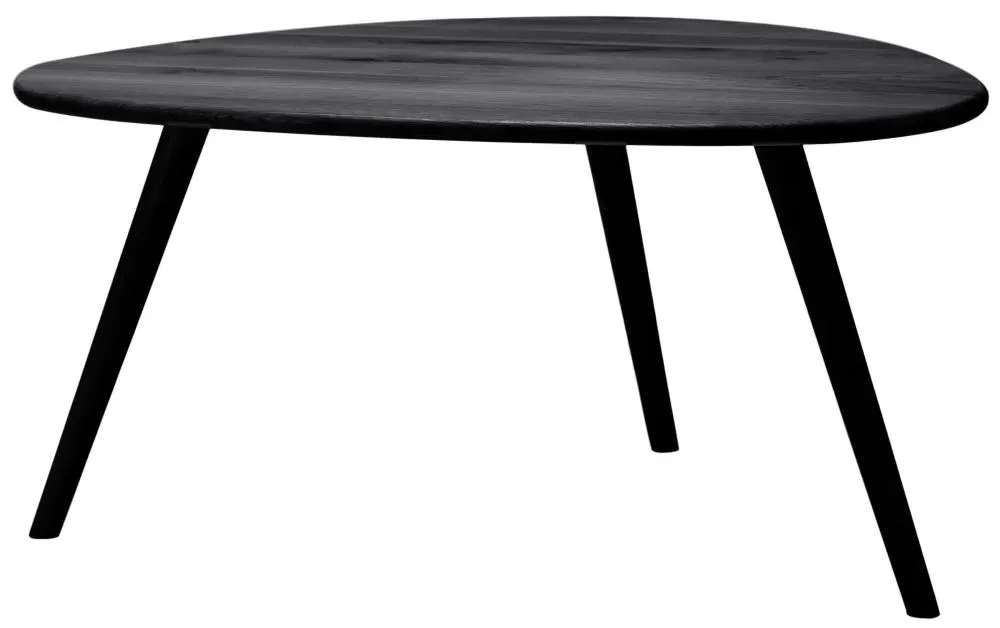 Marina Triangle Coffee Table - Black, Oak