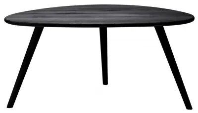 Marina Triangle Coffee Table - Black, Oak image