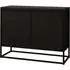 Stockholm 2 Door Sideboard - Black, Oak