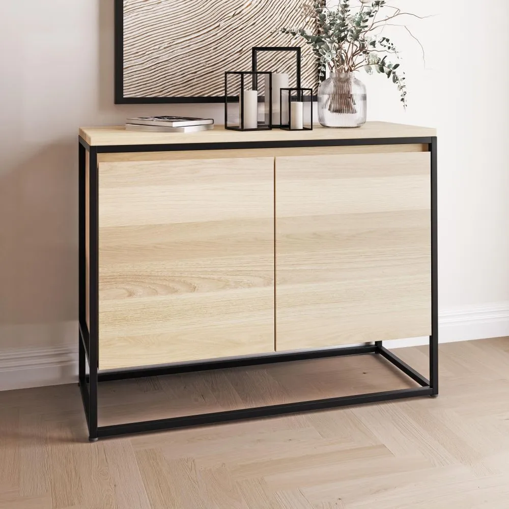 Stockholm 2 Door Sideboard - Natural, Oak