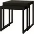 Stockholm Nest of 2 Tables - Black, Oak