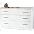 Ambra Italian 3 Drawer Dresser - White