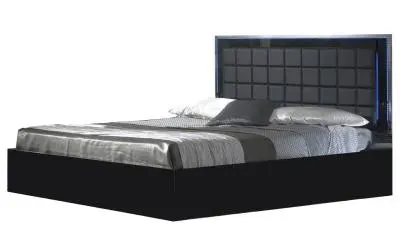 Ambra Italian Bed - Black image