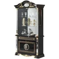 Betty 2 Door Display Cabinet - Black