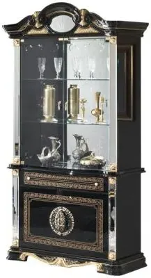 Betty 2 Door Display Cabinet - Black image
