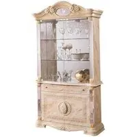 Betty 2 Door Display Cabinet - Onyx