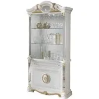Betty 2 Door Display Cabinet - White