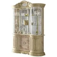 Betty 3 Door Display Cabinet - Onyx