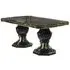 Betty 6-8 Seater Extending Pedestal Dining Table - Black
