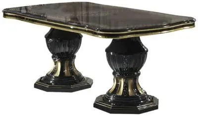 Betty 6-8 Seater Extending Pedestal Dining Table - Black image